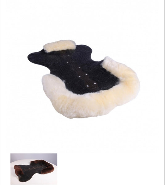 Luxury Sheepskin Gel Eze Trimmed Saddle Pad